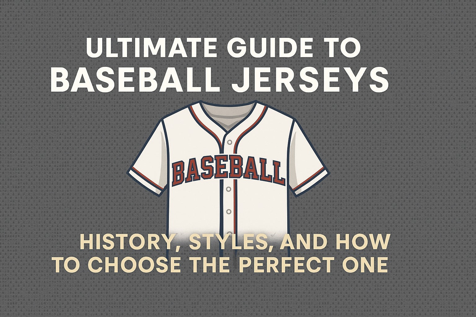 Ultimate Guide to Baseball Jerseys: History, Styles, and How to Choose the Perfect One