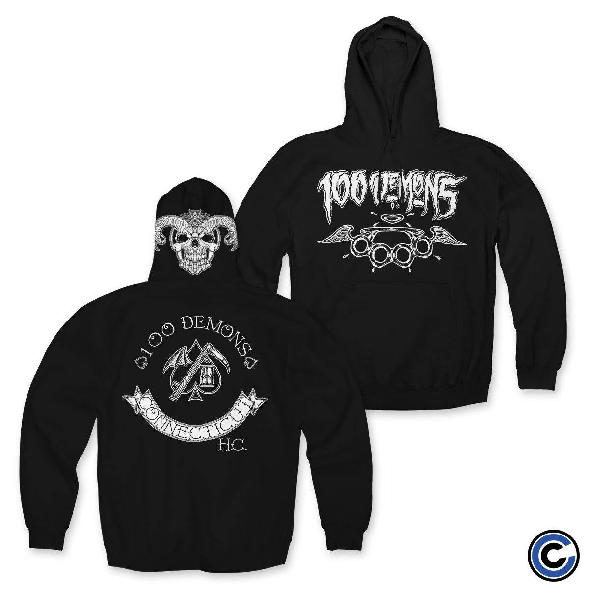 100 Demons Merch Spade Sickle Hoodie 100 Demons Hoodie - Thriftgiftshop