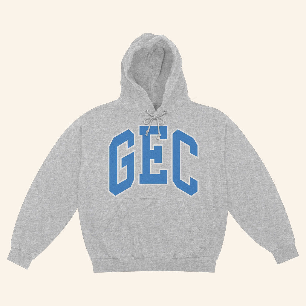 100 Gecs Merch Varsity Grey Hoodie Gift Ideas For Husband - Thriftgiftshop
