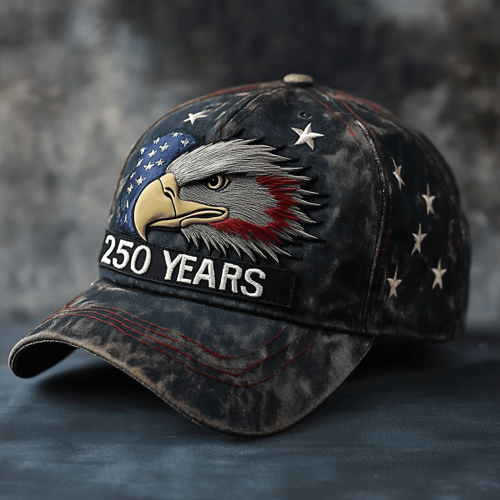 250th Anniversary 3D Cap, Gift For Men & Women, Funny Gift Idea