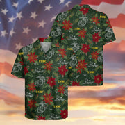 US Marines 250 Years Of Service Hawaiian Shirt Soldier Hibiscus Aloha Shirt Veteran Presents