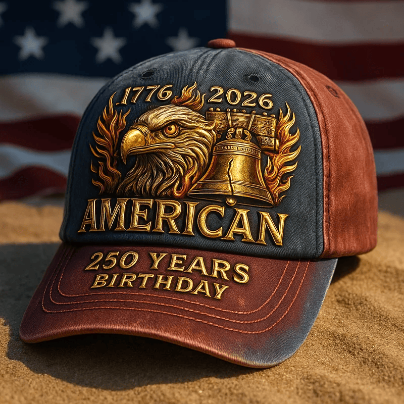 U.S. 250th Anniversary Hat, 250th Special Edition Baseball Cap, Ideal Gift for Veterans & Military Fans