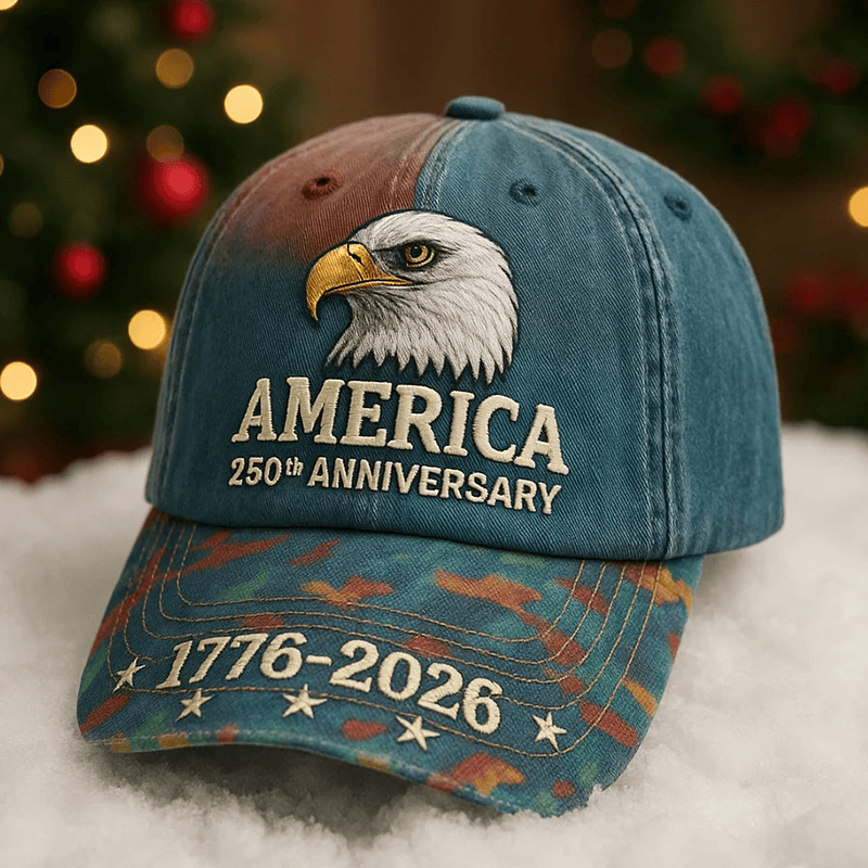 US 250th Anniversary Art Hat, Must-Have 250th Anniversary Gear, Gift For Men