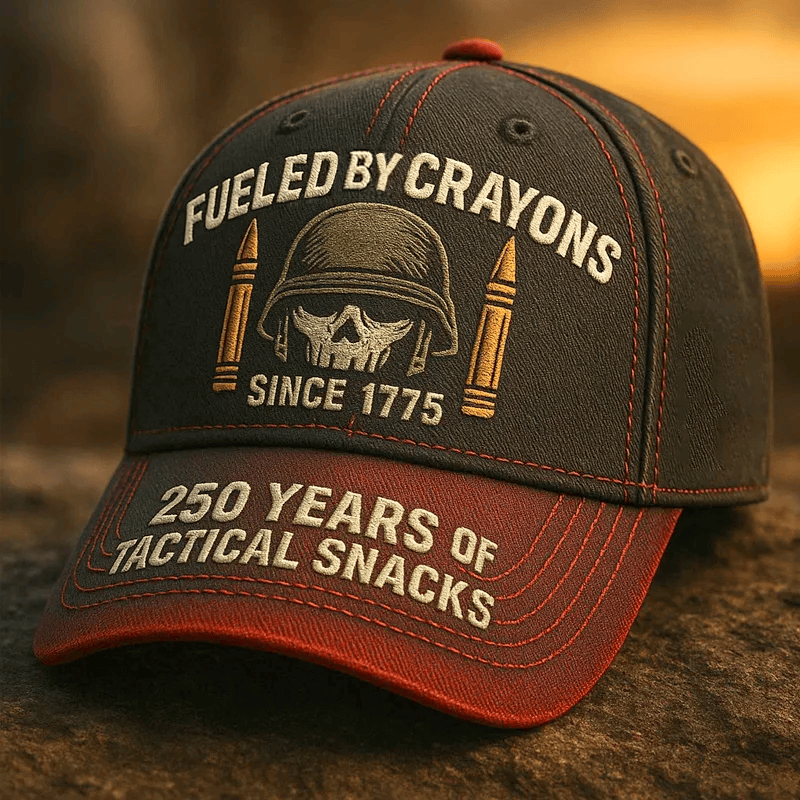 US Veteran 250th Anniversary Printed Casual Hat, Anniversary Gift for History Lovers