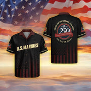 US Marine 250 Years Of Honor Hawaiian Shirt 1775 2025 Semper Fi Shirt US Marine Corps Gifts