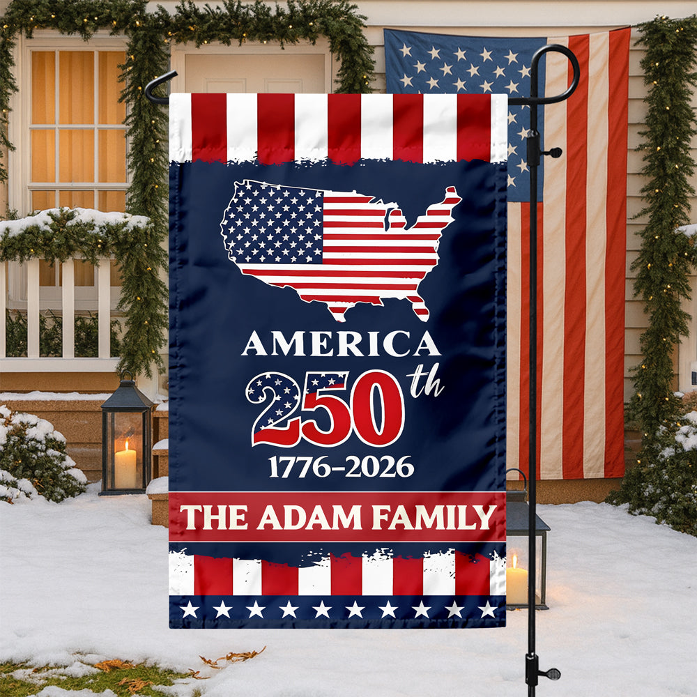 USA 250th Birthday Anniversary America Garden Flag Patriotic Decor CH07 910044