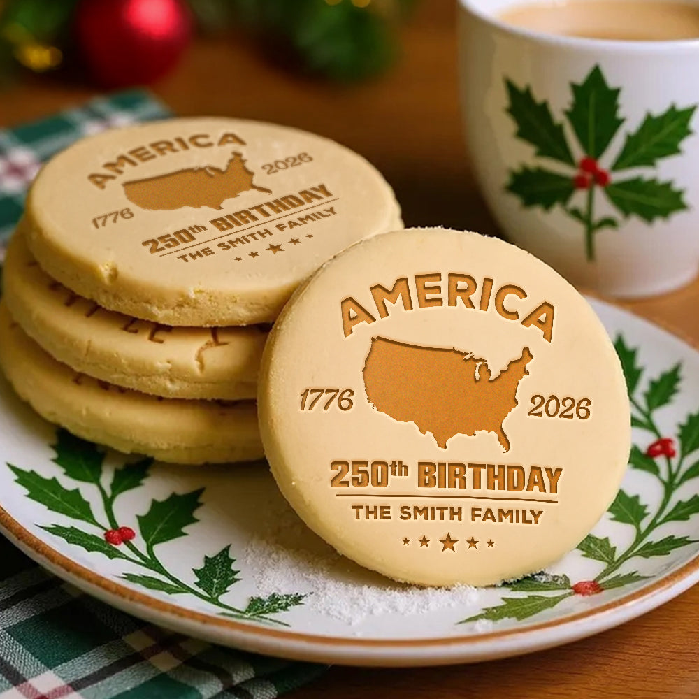 Personalized America 250th Birthday 1776-2026 Cookie Stamp HA75 898448