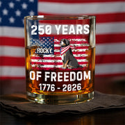Custom Dog America 250 of Freedom Whiskey Glass For Dog Lovers LM32 895319