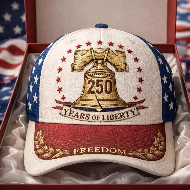 250 Years Of Liberty Hat Golden Bell Freedom Ball Cap Great Ideas Merch For Veteran Friends