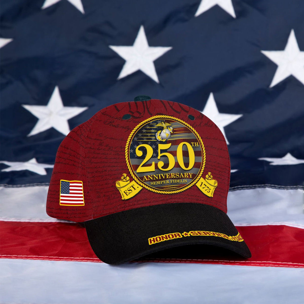250th Anniversary Hat Semper Fidelis EST 1775 We People Cap Presents Ideas