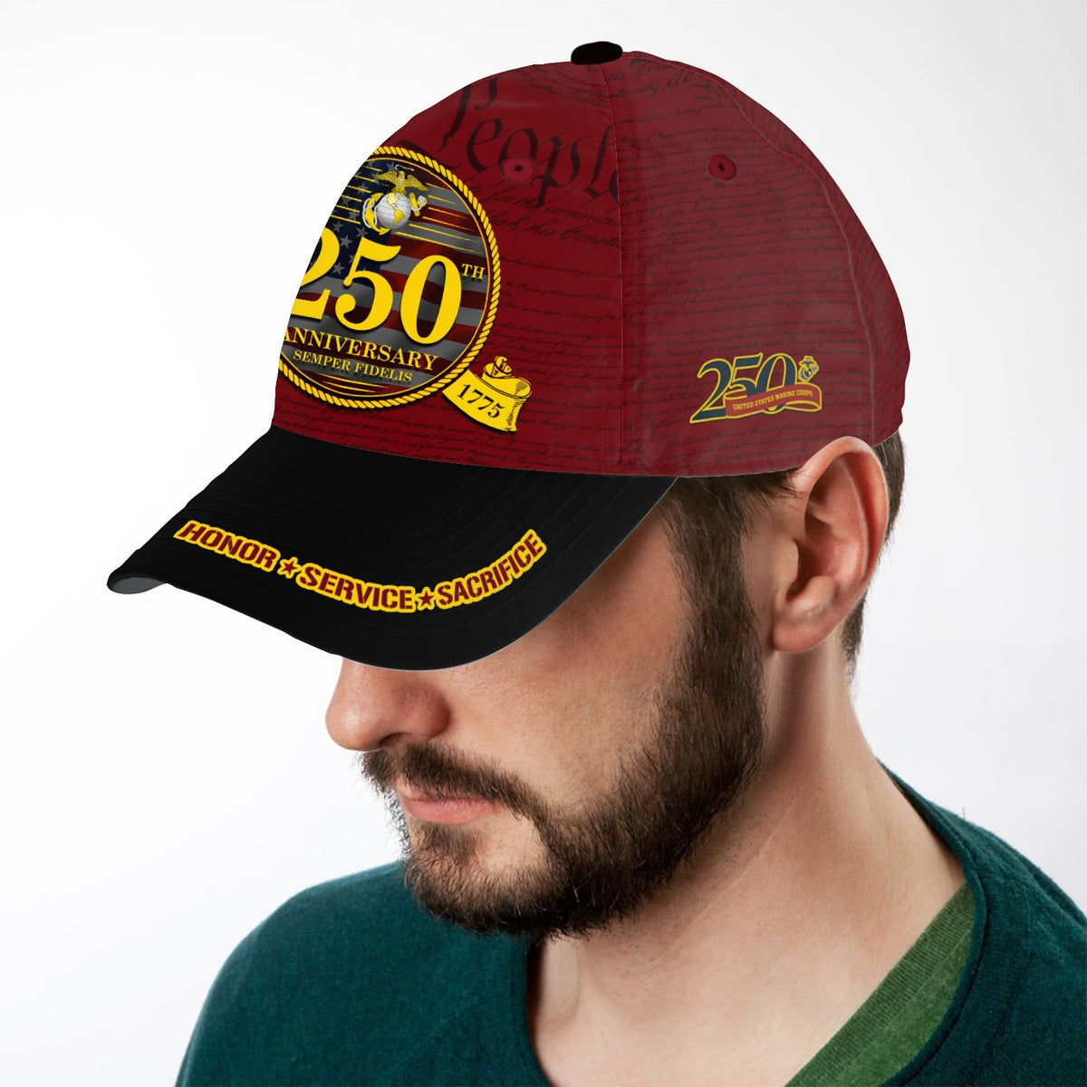 250th Anniversary Hat Semper Fidelis EST 1775 We People Cap Presents Ideas