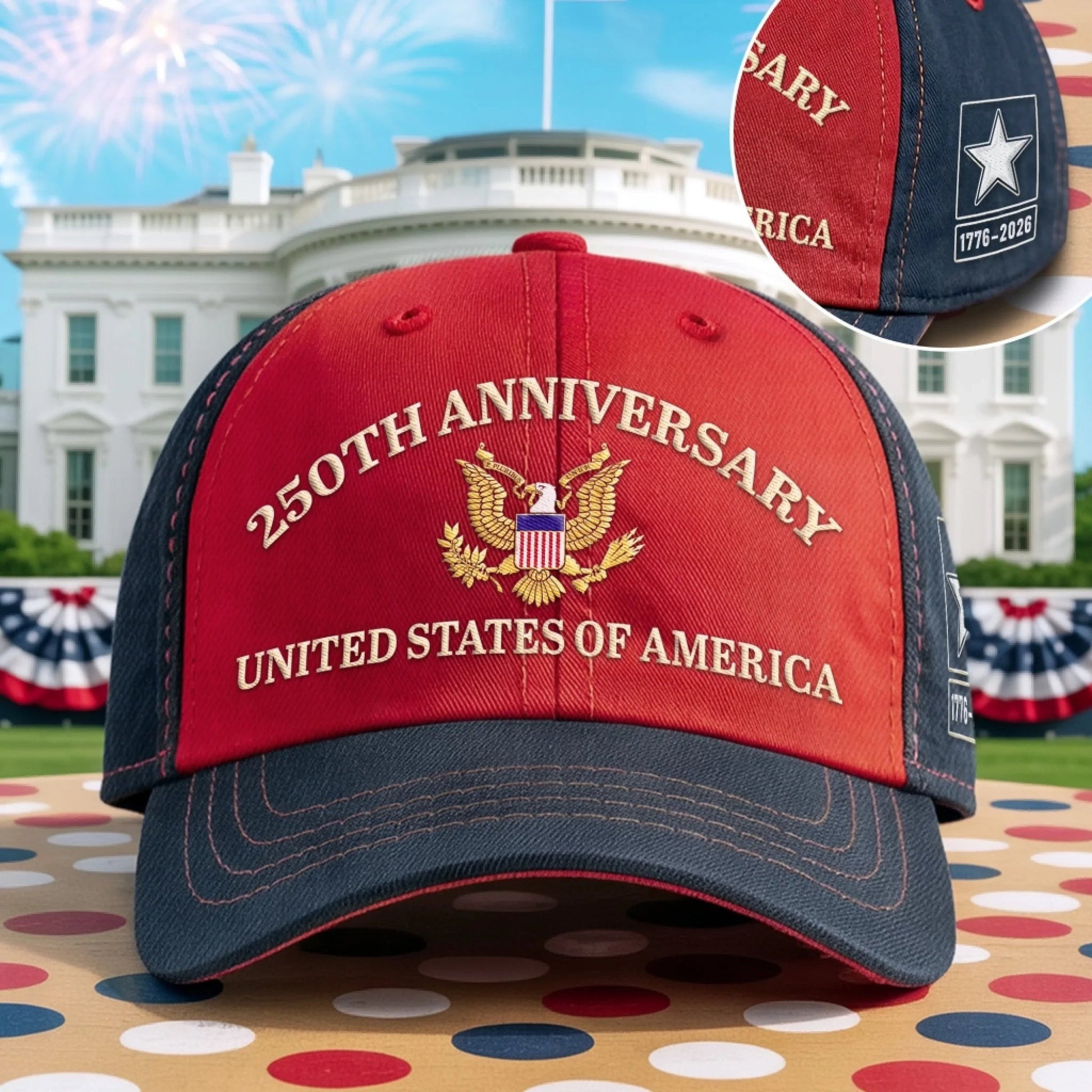250th Anniversary Hat United States Of America Cap Gifts For Conservative Supporters