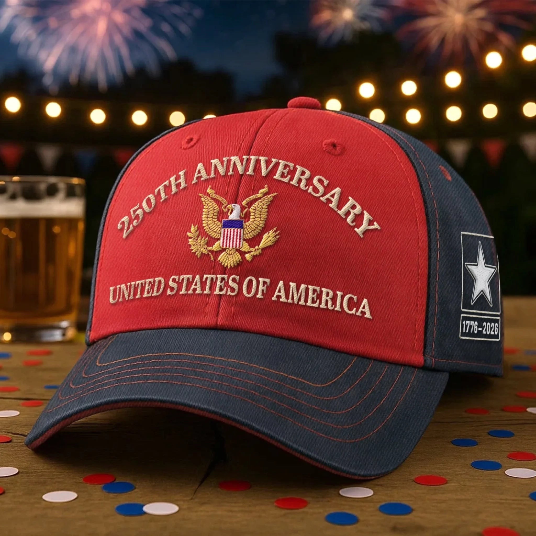 250th Anniversary Hat United States Of America Cap Gifts For Conservative Supporters