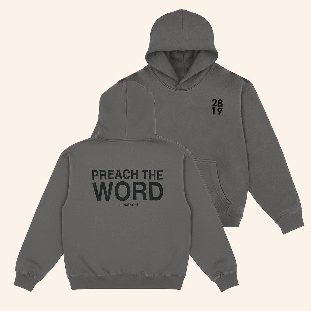 2819 Church Merch Preach The Word Hoodie Christian Gifts For Girlfriend - Thriftgiftshop