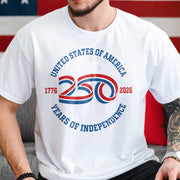 USA 250 Years Of Independence Bright Shirt CH07 896766