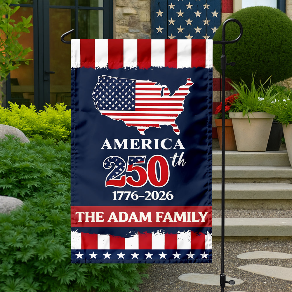 USA 250th Birthday Anniversary America Garden Flag Patriotic Decor CH07 910044