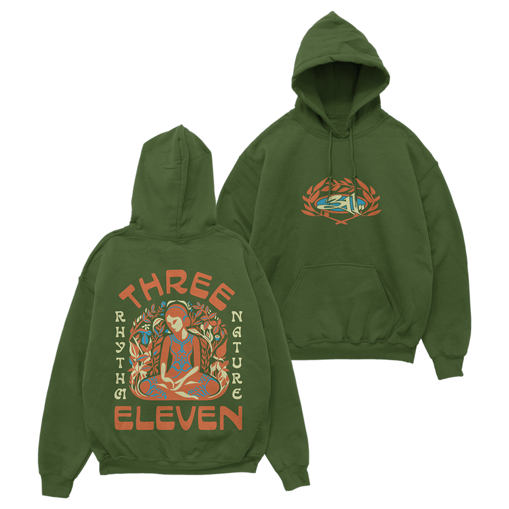 311 Merch Rhythm Nature Green Hoodie Gifts For Band Fans Vintage Hoodie Gift for Men - Thriftgiftshop