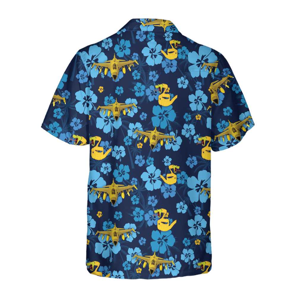 Hibiscus Pattern Hawaiian Shirt, 311th Fighter Squadron Hawaiian Shirt For Men And Women - Perfect Gift For Family, Friends, Husband, Boyfriend