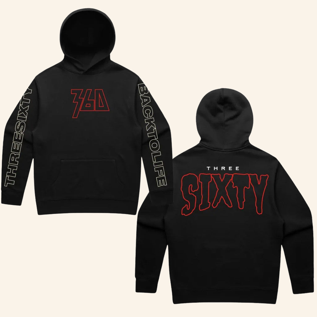 360 Music Merch 360 The Original Hoodie Three Sixty Back To Life Hoodie Hip Hop Lover Gifts - Thriftgiftshop