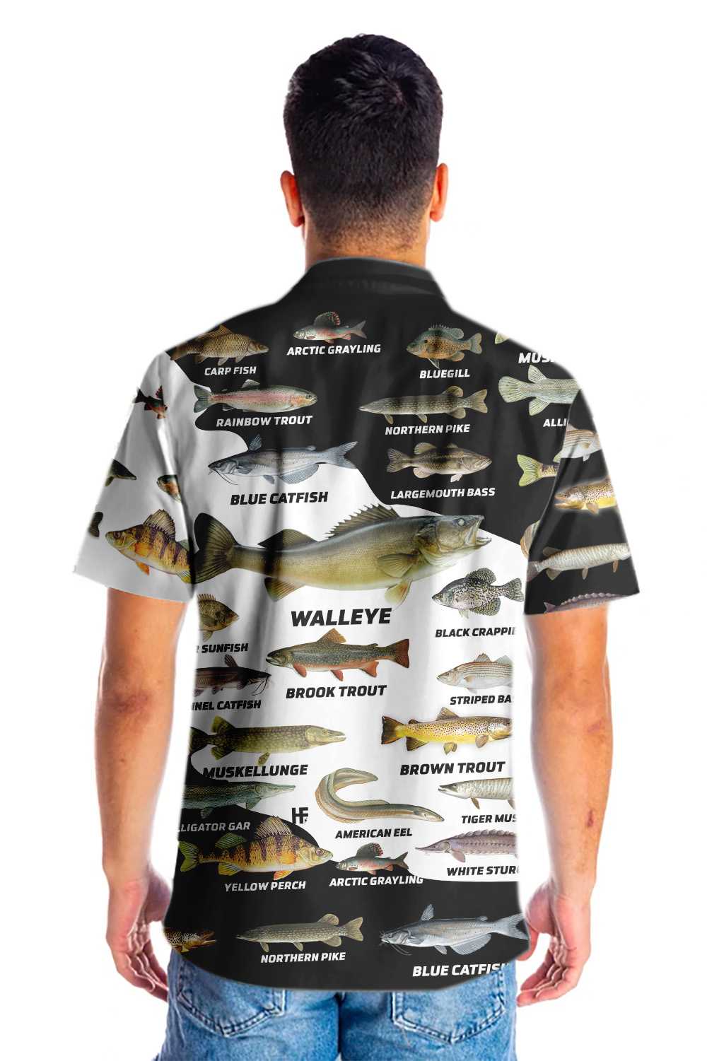 3D Freshwater Fish Types Hawaiian Shirt, Fishing Aloha Shirt For Men And Women - Perfect Gift For Fishing Lovers, Friends, Husband, Boyfriend, Family