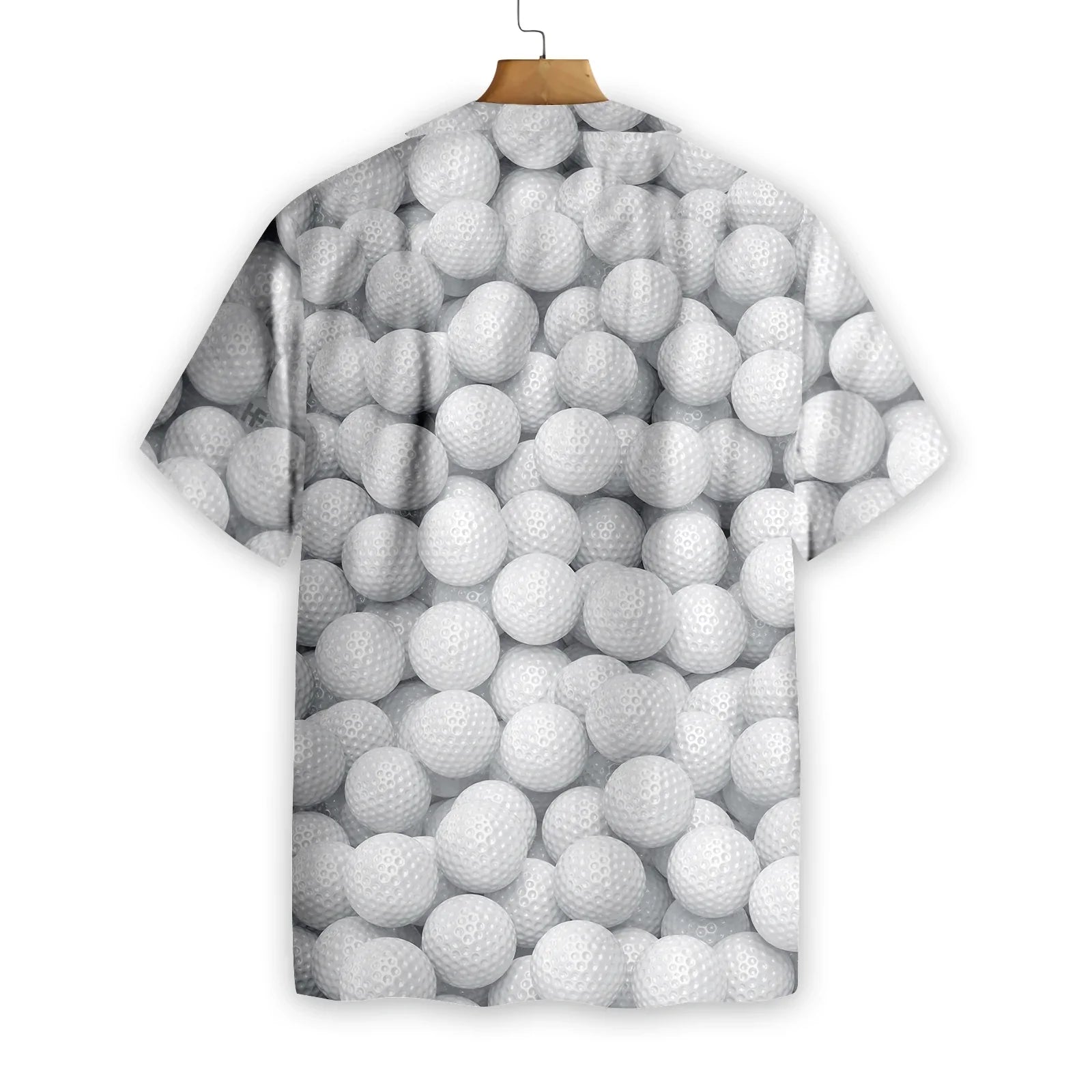 3D Render Golf Balls Hawaiian Shirt, Golf Balls Pattern Aloha Shirt For Men, Perfect Gift For Golf Lovers