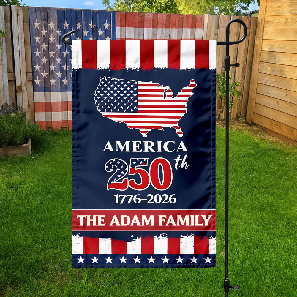 USA 250th Birthday Anniversary America Garden Flag Patriotic Decor CH07 910044