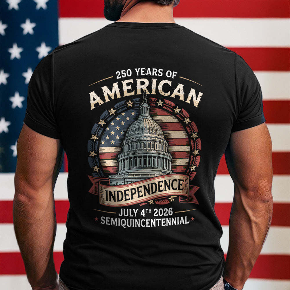 250 Years Of America Back Shirt TH10 894653