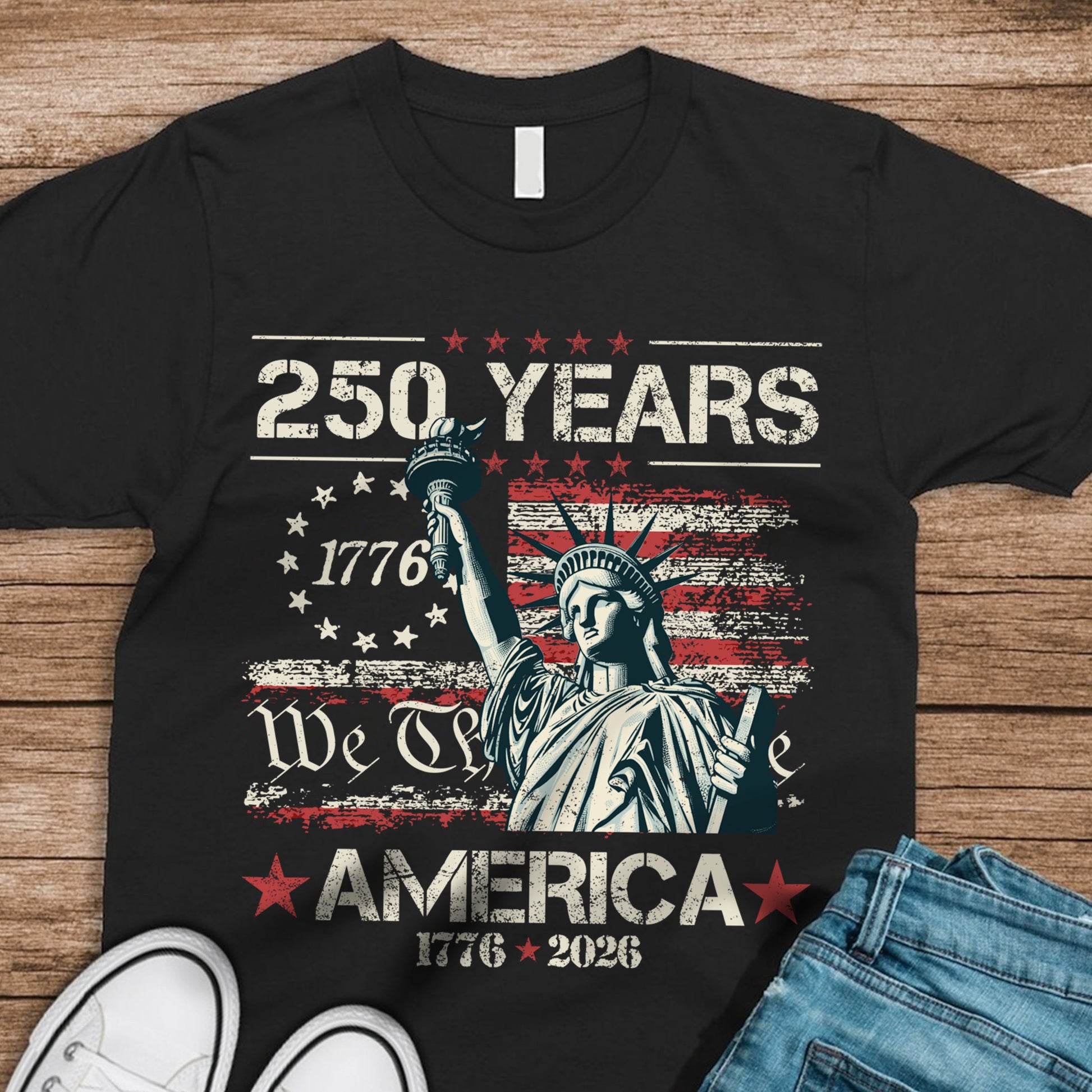 Celebrate Our America 250th Anniversary We The People Dark Shirt CH07 896688