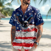 We The People Hawaiian Shirt Patriotic Eagle American Flag Clothing Gifts For Veterans