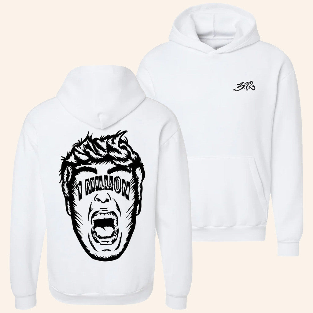 3FS Merch White The Big 1M Hoodie 3FS Hoodie Birthday Present For Dad - Thriftgiftshop