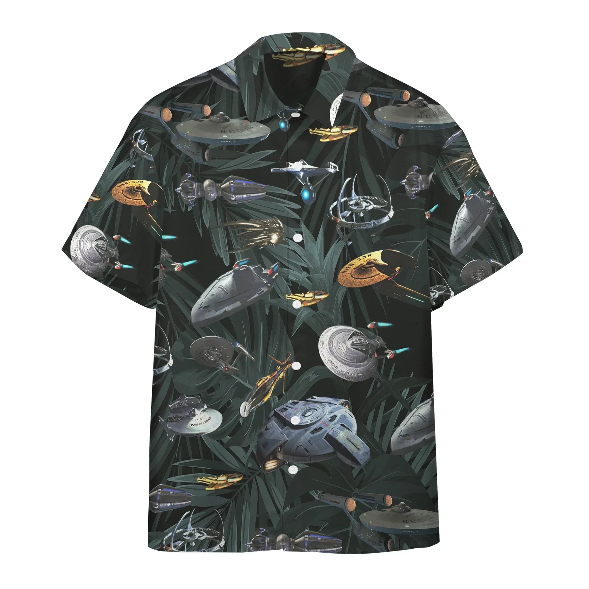 Star Trek Space Ships Hawaiian Shirt - Summer Gifts For Men, Women