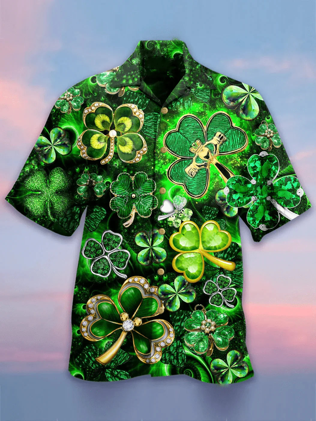 Irish Pride Happy St Patricks Day Hawaiian Shirt, Patrick's Day Aloha Shirt - Summer Gift For Men, Women