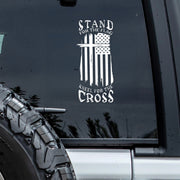 Stand for The Flag Kneel for The Cross Car Window Decal Sticker LM32 897351