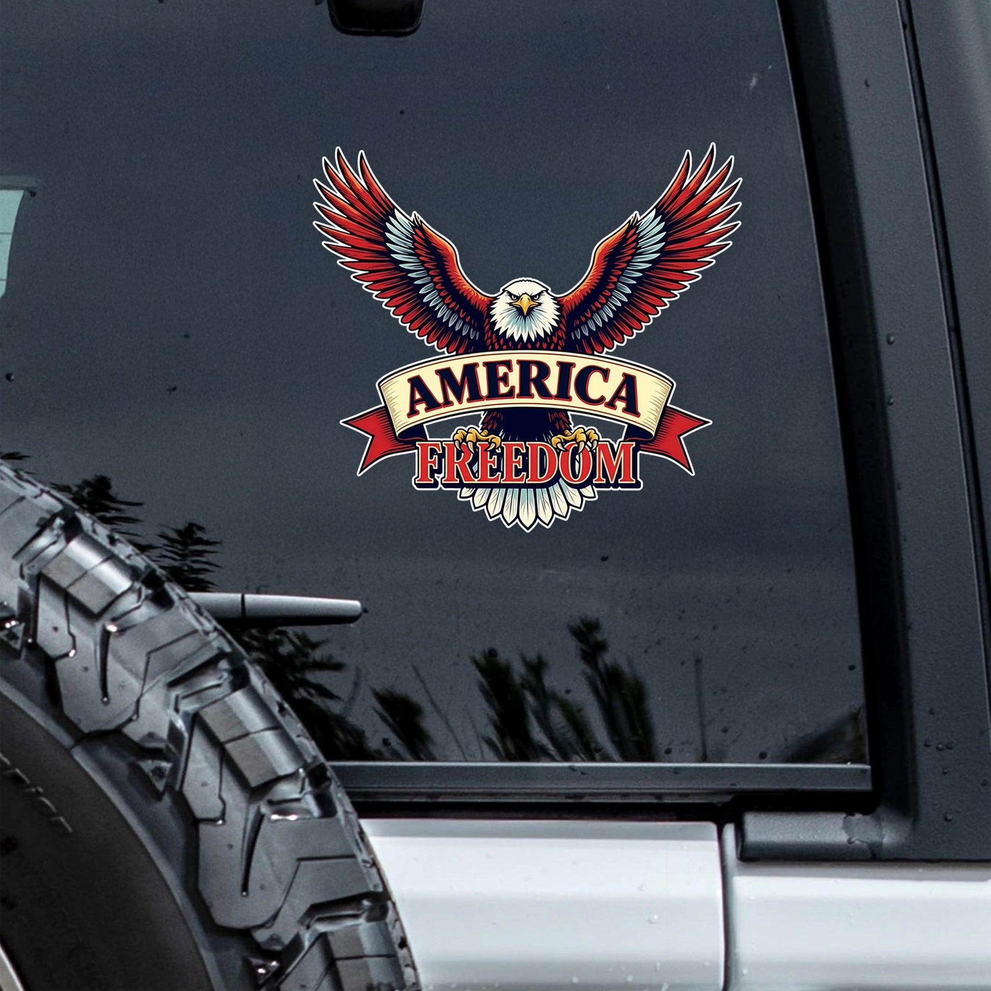 Freedom America 250th Anniversary Car Window Decal Sticker CH07 896666