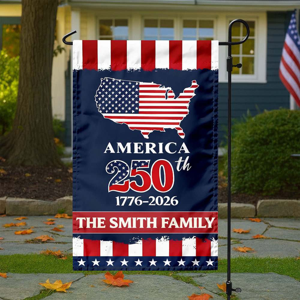 USA 250th Birthday Anniversary America Garden Flag Patriotic Decor CH07 910044