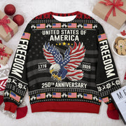 United State Of America Freedom 250 Years Ugly Sweater TH10 896559