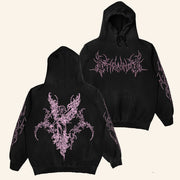 8THWNDR Merch Sigil Angel Black Hoodie Best Birthday Gifts For Friends - Thriftgiftshop