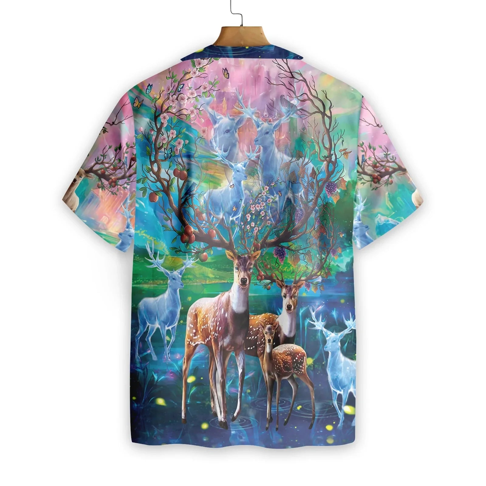 Amazing Deer Hawaiian Shirt, Deer Color Aloha Shirt For Men & Women, Best Gift For Deer Lovers