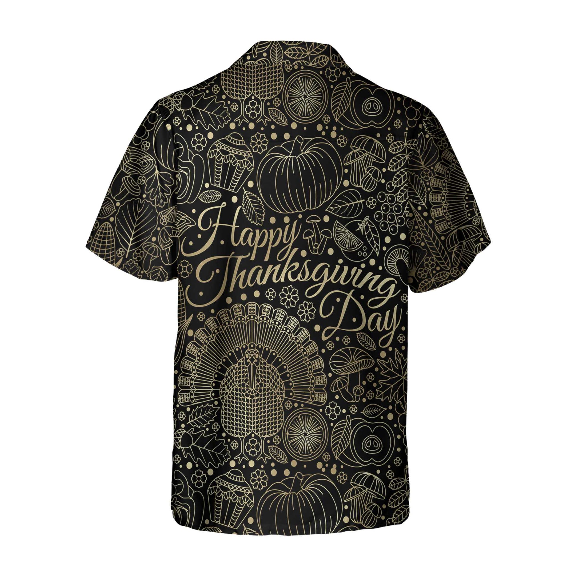 A Luxury Thanksgiving Day Hawaiian Shirt, Stylish Thanksgiving Aloha Shirt For Men And Women, Perfect Gift For Thanksgiving Day