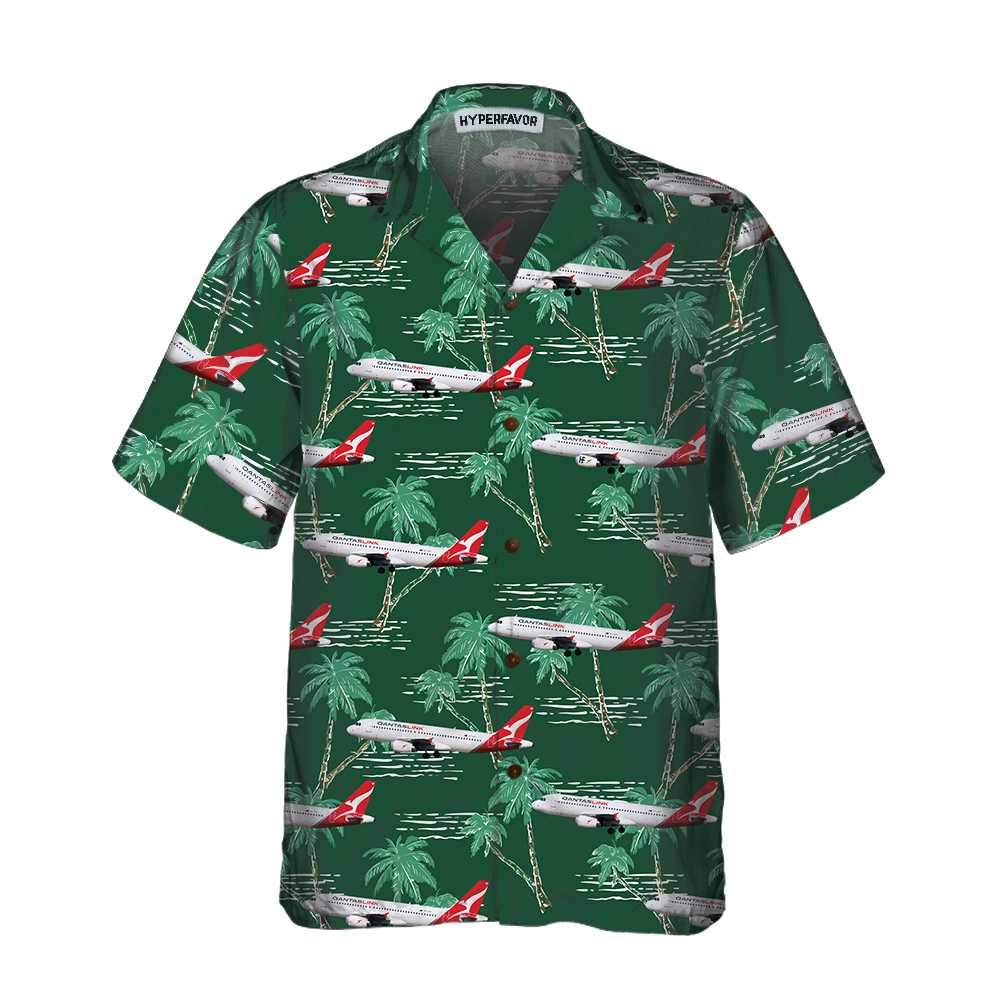 Airbus Pattern Hawaiian Shirt, Tropical Aircraft & Airplane Aloha Shirt, Aviation Shirt For Men, Perfect Gift For Friends, Husband, Boyfriend, Family