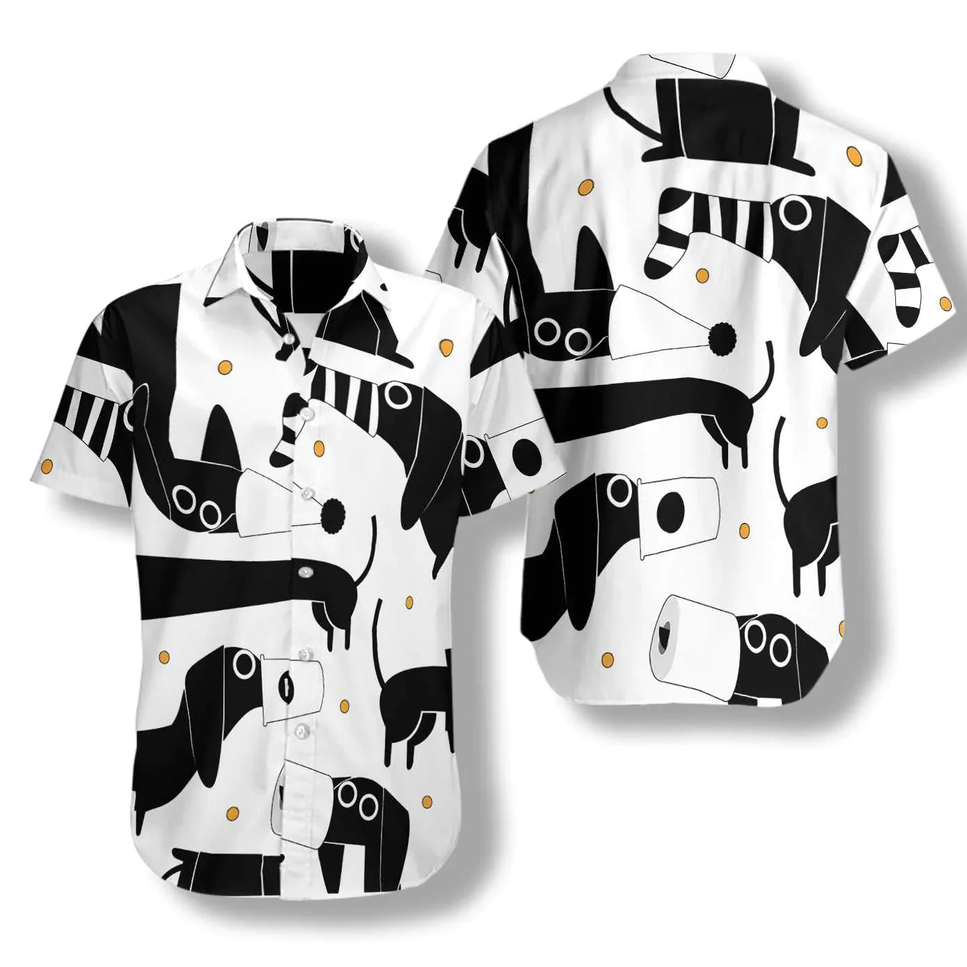 Dachshund Pattern Hawaiian Shirt, All My Dog Dachshund Pattern Aloha Shirt For Men And Women, Perfect Gift For Dachshund Lovers, Dog Lovers