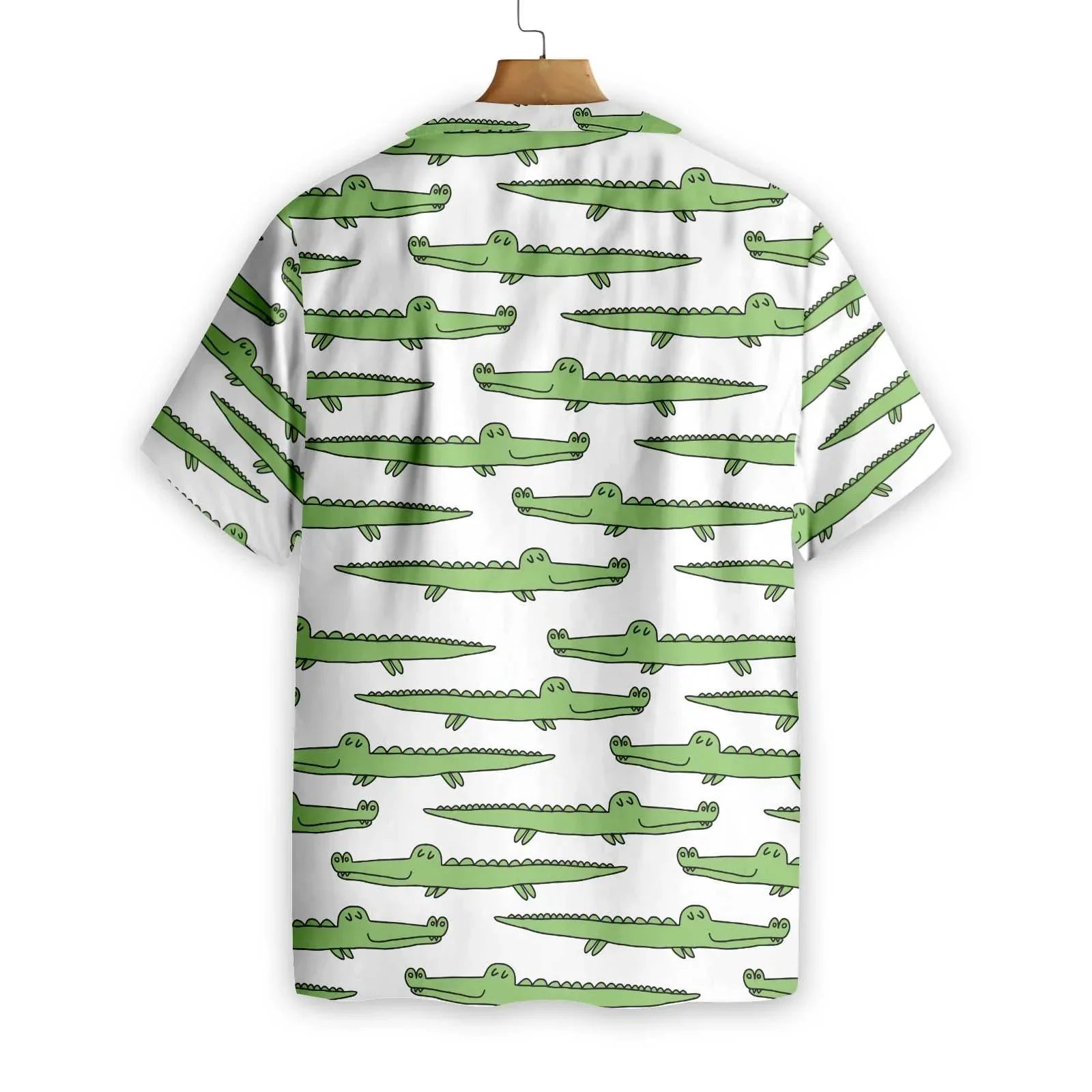 Alligator Seamless Pattern Hawaiian Shirt, Alligator Aloha Shirt For Men And Women, Perfect Gift For Alligator Lovers