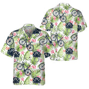 Aloha Cycling Hawaiian Shirt, Bicycle Tropical Aloha Shirt For Men And Women, Best Gift For Bikers