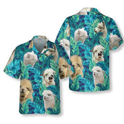 Funny Alpaca Tropical Hawaiian Shirt, Alpaca Aloha Shirt For Men And Women, Best Gift For Alpaca Lovers, Friends, Family