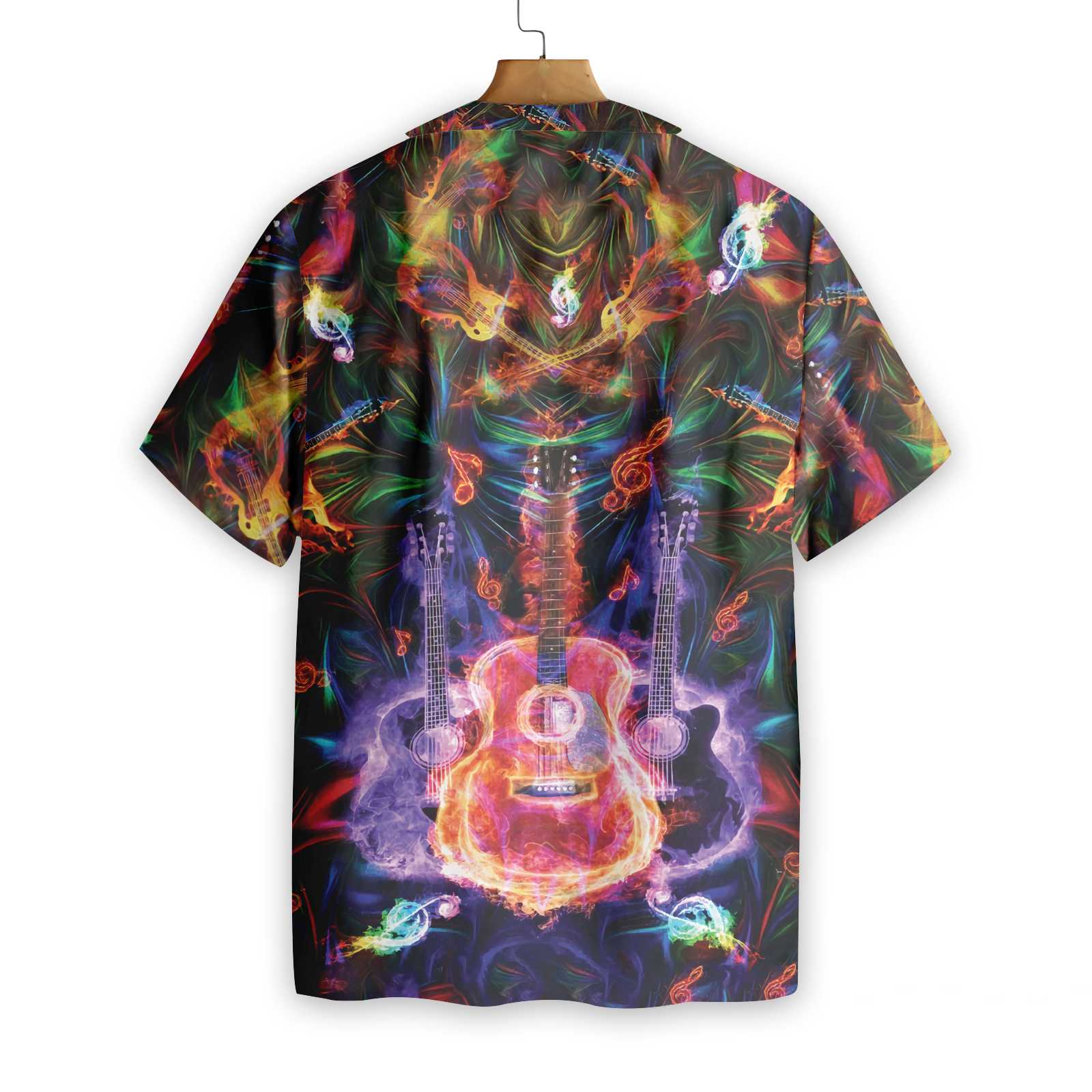 Amazing Guitar For Life Hawaiian Shirt, Color Guitar Aloha Shirt For Men & Women, Best Gift For Guitar Lovers