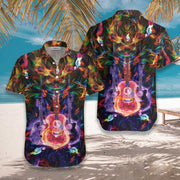 Amazing Guitar For Life Hawaiian Shirt, Color Guitar Aloha Shirt For Men & Women, Best Gift For Guitar Lovers
