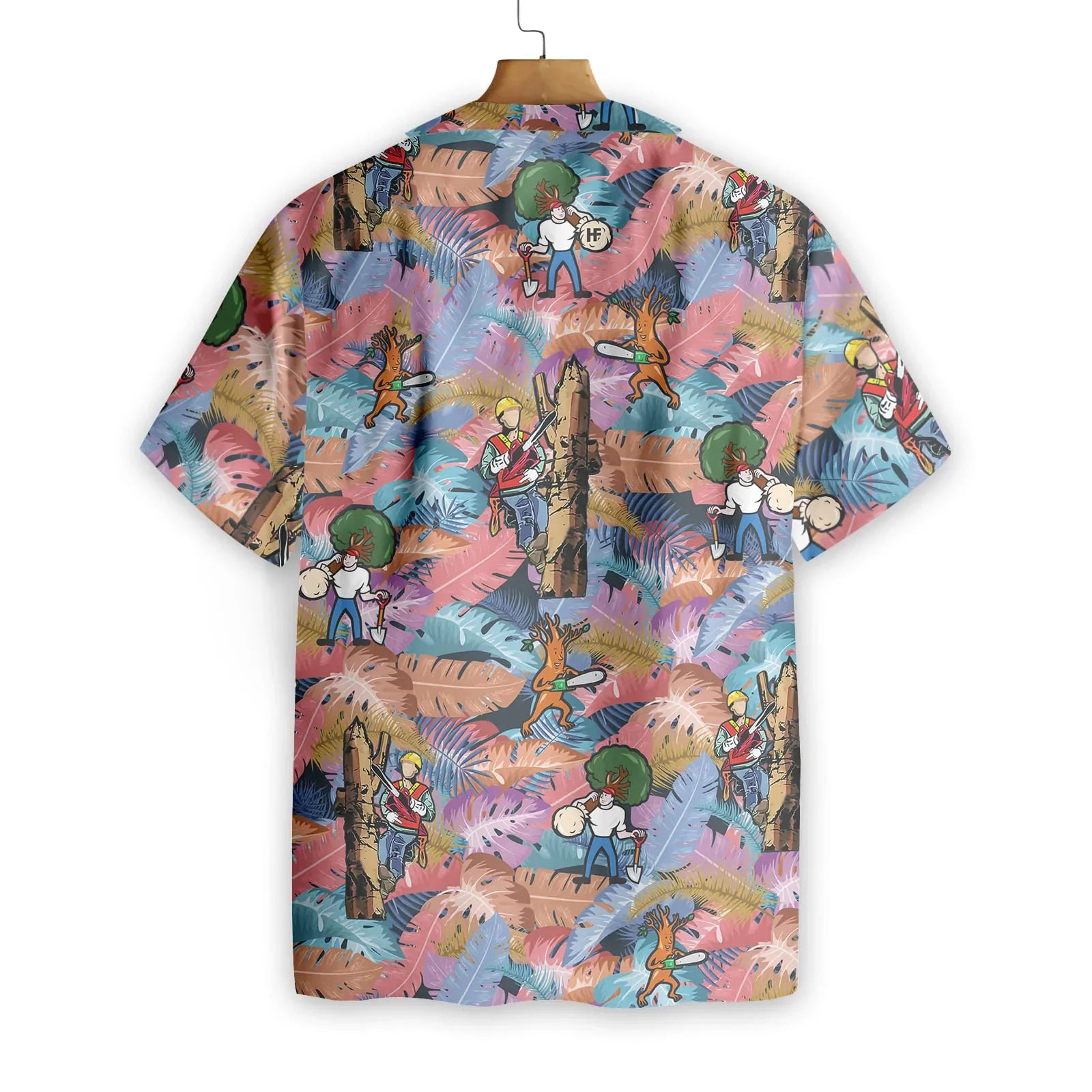 Arborist Proud Hawaiian Shirt, Tropical Pattern Aloha Shirt For Men & Women, Best Gift For Arborist, Husband, Wife, Boyfriend, Girlfriend