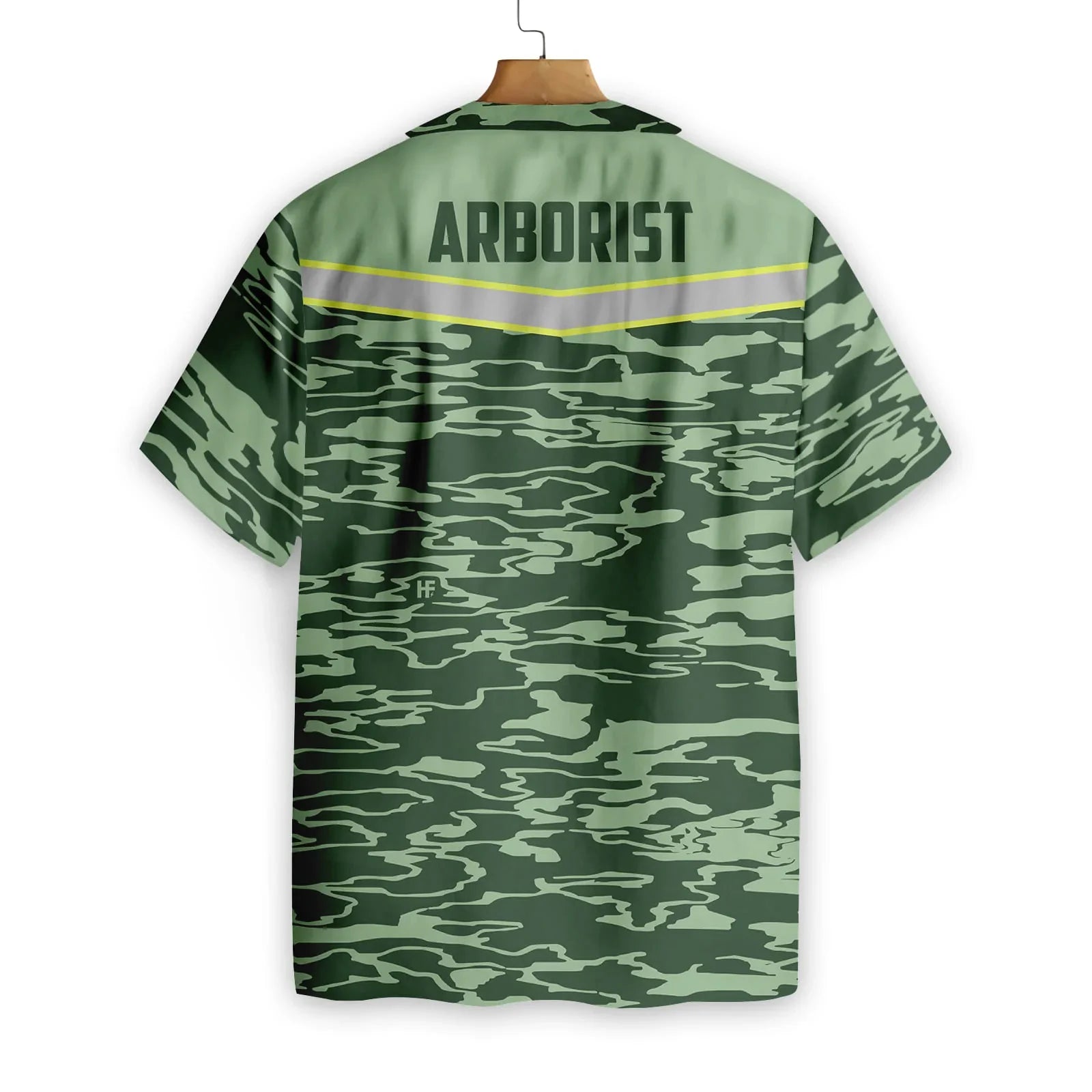 Green Camouflage Pattern Arborist Proud Hawaiian Shirt, Arborist Aloha Shirt For Men & Women, Best Gift For Arborist, Husband, Wife, Boyfriend, Girlfriend