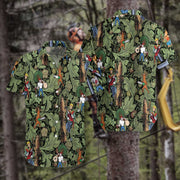 Arborist Proud Hawaiian Shirt, Leaves Pattern Aloha Shirt For Men & Women, Best Gift For Arborist, Husband, Wife, Boyfriend, Girlfriend