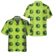 Avocado On Light Green Hawaiian Shirt, Funny Avocado Aloha Shirt, Short Sleeve Avocado Print Shirt, Best Gift For Avocado Lovers, Husband, Wife, Boyfriend, Girlfriend